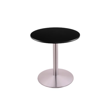 30 214 Stainless Table,24 Dia. Top